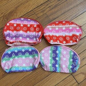 Colorful Star and Circle Pattern Kids Pouches